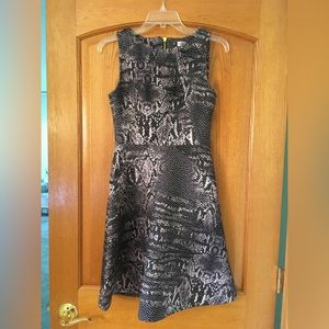 Jennifer Lopez sleeveless scuba dress, sz 2